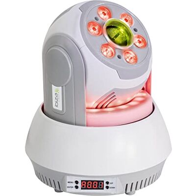 Ibiza STAR-WASH-WH WASH de 30W RGBB con proyección de 7 gobos, 1 anillo de luz ambiental y difusor WASH de 6 LEDs Blanco Ibiza STAR-WASH-WH WASH de 30W RGBB con proyección de 7 gobos, 1 anillo de luz ambiental y difusor WASH de 6 LEDs Blanco