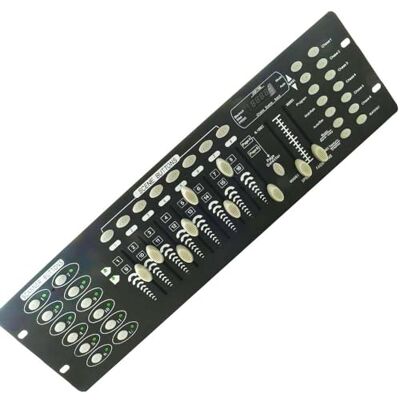 GC GLOBALCOMMERCE Unidad de control mezclador luces Dmx para iluminación de escena 192 canales GC GLOBALCOMMERCE Unidad de control mezclador luces Dmx para iluminación de escena 192 canales