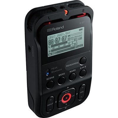 Roland Grabador de Audio portátil de Alta resolución, Rojo/Negro/Blanco Roland Grabador de Audio portátil de Alta resolución, Rojo/Negro/Blanco