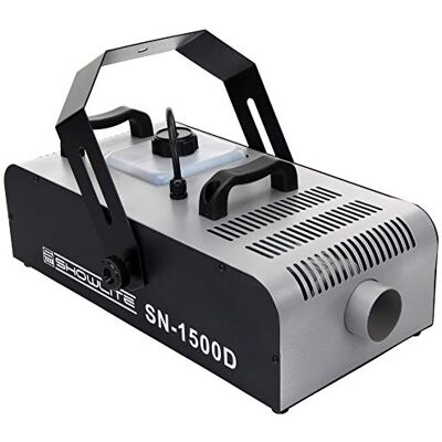 Showlite DMX Máquina de Humo 1500W incl. Mando a Distancia Expulsión de humo: 560m³/min, Potencia: 1500 vatios, Tiempo de calentamiento: 12 minutos, Distancia de pulverización: 12 m Showlite DMX Máquina de Humo 1500W incl. Mando a Distancia Expulsión de humo: 560m³/min, Potencia: 1500 vatios, Tiempo de calentamiento: 12 minutos, Distancia de pulverización: 12 m