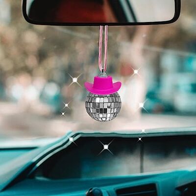 spansee Accesorio de Bola de Discoteca Rosa para Coche, Bola de Discoteca, Accesorios de Coche Rosa para Mujer, Dije de Coche de Discoteca, Adorno de Espejo de Coche, Mini Bola de Discoteca para Coche, spansee Accesorio de Bola de Discoteca Rosa para Coche, Bola de Discoteca, Accesorios de Coche Rosa para Mujer, Dije de Coche de Discoteca, Adorno de Espejo de Coche, Mini Bola de Discoteca para Coche,