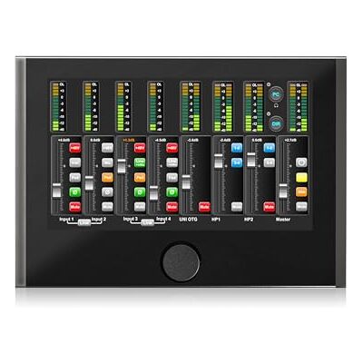 iCON Pro Audio Interfaz de audio USB de 12 × 12 con pantalla táctil de 10 pulgadas, 4 entradas de micrófono/línea y ADAT para grabación de estudio iCON Pro Audio Interfaz de audio USB de 12 × 12 con pantalla táctil de 10 pulgadas, 4 entradas de micrófono/línea y ADAT para grabación de estudio