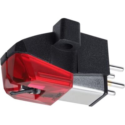 Technica Cápsula estéreo de doble imán móvil para DJ Rojo Technica Cápsula estéreo de doble imán móvil para DJ Rojo