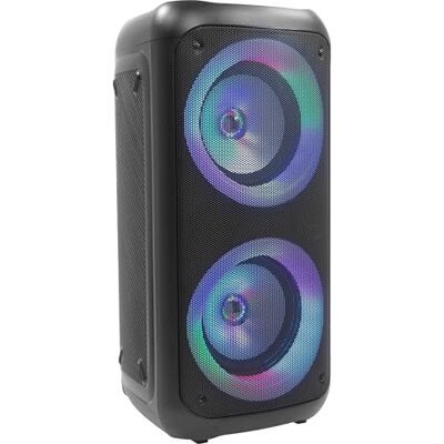 BoomToneDJ Altavoz con batería (Mando a Distancia IR, 400W) Ideal para DJ móviles y Fiestas privadas, Bluetooth, luz integrada, USB/SD, asa de Transporte telescópica BoomToneDJ Altavoz con batería (Mando a Distancia IR, 400W) Ideal para DJ móviles y Fiestas privadas, Bluetooth, luz integrada, USB/SD, asa de Transporte telescópica