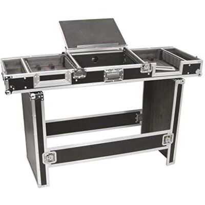 Citronic Power Dynamics PD-FC3 Flightcase rack 19" 8U para DJ Espacio para portátil, ruedas integradas, tapas desmontables, montaje rápido del equipo Citronic Power Dynamics PD-FC3 Flightcase rack 19" 8U para DJ Espacio para portátil, ruedas integradas, tapas desmontables, montaje rápido del equipo