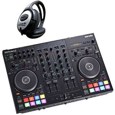 Roland DJ-707M Controlador portátil de DJ + auriculares keepdrum Roland DJ-707M Controlador portátil de DJ + auriculares keepdrum