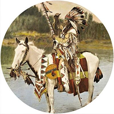 Desconocido Alfombrilla deslizante Alfombrilla antideslizante Fieltro para cualquier reproductor de discos giratorio de vinilo LP de 12", gr�fico personalizado Native Indian 2 Desconocido Alfombrilla deslizante Alfombrilla antideslizante Fieltro para cualquier reproductor de discos giratorio de vinilo LP de 12", gr�fico personalizado Native Indian 2