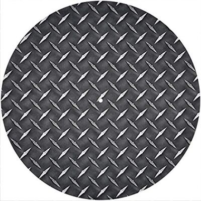 Desconocido Alfombrilla deslizante Alfombrilla antideslizante Fieltro para cualquier reproductor de discos giratorio de vinilo LP de 12", gr�fico personalizado Diamond Plate Black Desconocido Alfombrilla deslizante Alfombrilla antideslizante Fieltro para cualquier reproductor de discos giratorio de vinilo LP de 12", gr�fico personalizado Diamond Plate Black