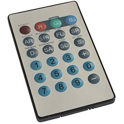 LEDJ Mando a distancia IR para Tri Fixtures (RGB) LEDJ Mando a distancia IR para Tri Fixtures (RGB)