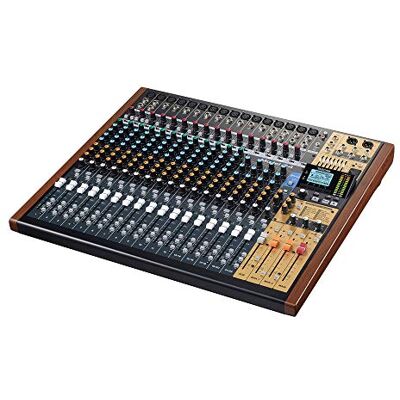 Tascam Mezclador analógico de entrada modelo 24 de 22 canales con grabadora multipista de 24 pistas, interfaz de audio Tascam Mezclador analógico de entrada modelo 24 de 22 canales con grabadora multipista de 24 pistas, interfaz de audio