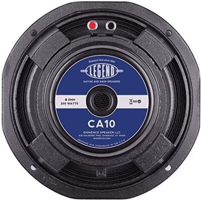 EMINENCE loudspeaker bass guitar 25cm 400W 8 ohms EMINENCE loudspeaker bass guitar 25cm 400W 8 ohms