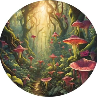 Rock on Wall – Fieltro para Platino de Vinilo 33T – Forest Pink Mushroom – 2 mm de Grosor – Fabricado en Europa Rock on Wall – Fieltro para Platino de Vinilo 33T – Forest Pink Mushroom – 2 mm de Grosor – Fabricado en Europa
