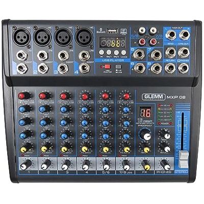 Karma 8 canales 20 – 20000 Hz negro – Mesas de mezclas de audio (8 canales, 16 Bit, 20 – 20000 Hz, 6,3 mm, sector, 110 – 220) Karma 8 canales 20 – 20000 Hz negro – Mesas de mezclas de audio (8 canales, 16 Bit, 20 – 20000 Hz, 6,3 mm, sector, 110 – 220)