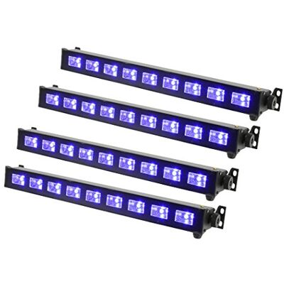 QTX 4 x Barra LED Ultravioleta UVB-9 9 x 3W Efecto Blacklight QTX 4 x Barra LED Ultravioleta UVB-9 9 x 3W Efecto Blacklight