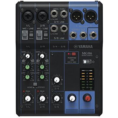 Yamaha Mezclador compacto de 6 canales y preamplificadores de micro D-PRE Yamaha Mezclador compacto de 6 canales y preamplificadores de micro D-PRE