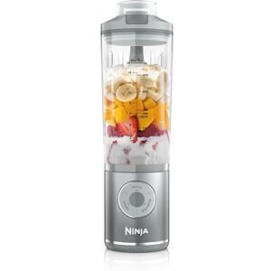 Ninja Blast Max Batidora portátil de 570 ml con batería recargable, vaso para mezclas y tapa antigoteo para hacer smoothies, batidos de proteínas, picar hielo y fruta congelada, plata, Ninja Blast Max Batidora portátil de 570 ml con batería recargable, vaso para mezclas y tapa antigoteo para hacer smoothies, batidos de proteínas, picar hielo y fruta congelada, plata,