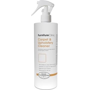 Furniture Clinic Limpiador de Alfombras y Tapicerías - Para Todos los Tejidos - Natural - Seguro - 500ml Furniture Clinic Limpiador de Alfombras y Tapicerías - Para Todos los Tejidos - Natural - Seguro - 500ml