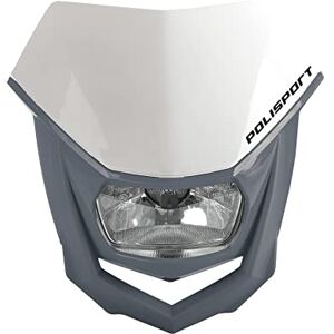 Polisport 8657400036 Faro delantero HALO de polipropileno con lámpara de halógeno compatible con todos los modelos de motocross/enduro en color blanco Polisport 8657400036 Faro delantero HALO de polipropileno con lámpara de halógeno compatible con todos los modelos de motocross/enduro en color blanco