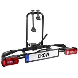 EUFAB Portabicicletas Crow para Bicicleta eléctrica, parcialmente montado, antirrobo, para 2 Bicicletas, para Enganche de Remolque EUFAB Portabicicletas Crow para Bicicleta eléctrica, parcialmente montado, antirrobo, para 2 Bicicletas, para Enganche de Remolque