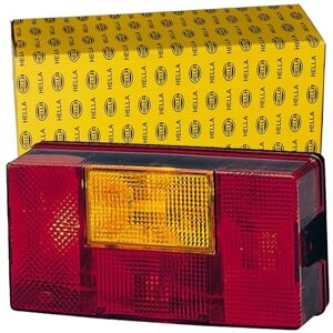 HELLA Piloto posterior,Lámparas incandescentes,24,12V,Montaje,Color de tulipa: rojo,amarillo,Conector: Conector plano,derecha,Cantidad: 1 HELLA Piloto posterior,Lámparas incandescentes,24,12V,Montaje,Color de tulipa: rojo,amarillo,Conector: Conector plano,derecha,Cantidad: 1