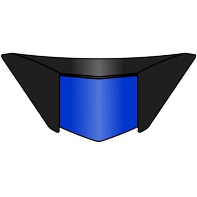 Airoh 7001 - Cubierta de ventilación de boca para casco Airoh 7001 - Cubierta de ventilación de boca para casco
