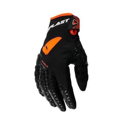 Ufo MURIA Nero Arancio S - Guantes de Motocross Ufo MURIA Nero Arancio S - Guantes de Motocross