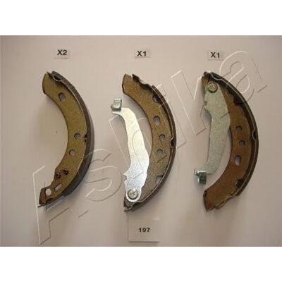 Zapatas de freno traseras Japanparts Gf-197Af para Nissan Micra 2 Zapatas de freno traseras Japanparts Gf-197Af para Nissan Micra 2