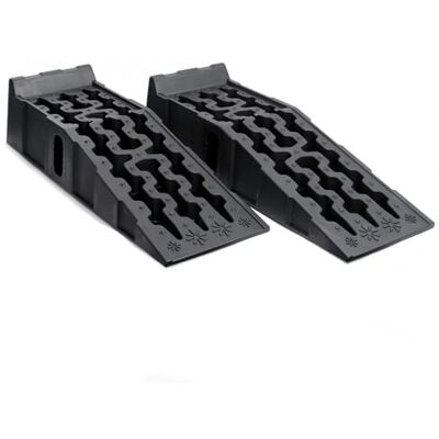 Wiltec - 2x Heavy-Duty Ramps - HDPE - 5t - Rampas para vehículos Wiltec - 2x Heavy-Duty Ramps - HDPE - 5t - Rampas para vehículos