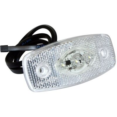 LAS Luz de gálibo LED (Incluye Soporte y sujeción rápida para Cables), Color Blanco LAS Luz de gálibo LED (Incluye Soporte y sujeción rápida para Cables), Color Blanco