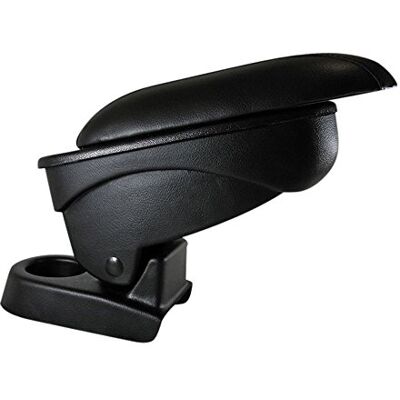 AUTO-STYLE Reposabrazos de cuero sintético deslizable compatible con Mazda 2 2014- & CX-3 2015- AUTO-STYLE Reposabrazos de cuero sintético deslizable compatible con Mazda 2 2014- & CX-3 2015-