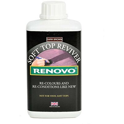 Renovo 500 ml Revitalizador de Techo Suave Marrón Oscuro - Revitalizador de Techo Suave Renovo 500 ml Revitalizador de Techo Suave Marrón Oscuro - Revitalizador de Techo Suave