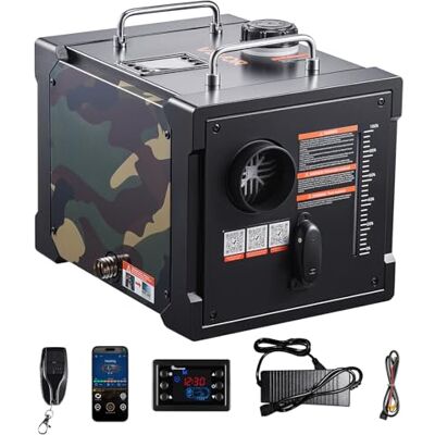 VEVOR Calentador Diésel de 8 kW, Todo en Uno, Portátil, con Control por Aplicación Bluetooth, Mando a Distancia y Pantalla LCD, para Camiones, Furgonetas, Autocaravanas, Caravanas y Garajes, 7 L VEVOR Calentador Diésel de 8 kW, Todo en Uno, Portátil, con Control por Aplicación Bluetooth, Mando a Distancia y Pantalla LCD, para Camiones, Furgonetas, Autocaravanas, Caravanas y Garajes, 7 L