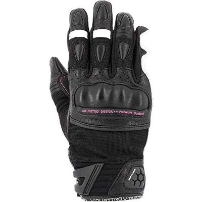 V Quattro Design guantes Road Star Lady, Negro/Blanco, talla M V Quattro Design guantes Road Star Lady, Negro/Blanco, talla M