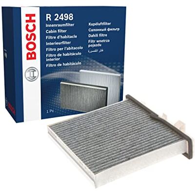 Bosch R2498 - Filtro de aire de cabina con carbón activado Bosch R2498 - Filtro de aire de cabina con carbón activado