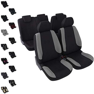 DBS - 5A Universal - Negro Gris - Delanteros/traseros - Fundas de asientos DBS - 5A Universal - Negro Gris - Delanteros/traseros - Fundas de asientos