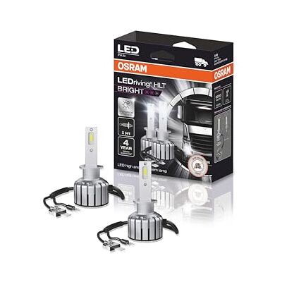 OSRAM LEDriving HLT BRIGHT, ≜H1, lámparas LED para camiones de 24 V, todoterreno, no ECE, 2 lámparas OSRAM LEDriving HLT BRIGHT, ≜H1, lámparas LED para camiones de 24 V, todoterreno, no ECE, 2 lámparas