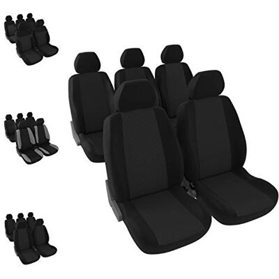 DBS - FiveSeat Universal - Negro - 5 Asientos - Fundas de asientos DBS - FiveSeat Universal - Negro - 5 Asientos - Fundas de asientos