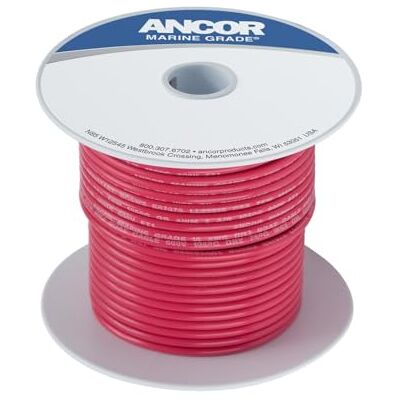 Cable de cobre estañado Ancor 12 Awg - Cable de grado marino Cable de cobre estañado Ancor 12 Awg - Cable de grado marino
