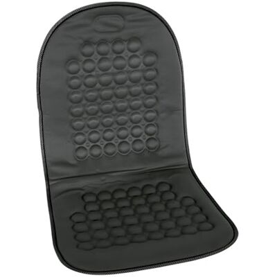 Carpoint Funda para asiento con función de masaje, color negro Carpoint Funda para asiento con función de masaje, color negro