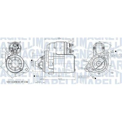Magneti Marelli Modelo 063721307010 - Arranque para Nissan Micra Magneti Marelli Modelo 063721307010 - Arranque para Nissan Micra