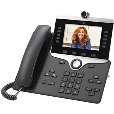 Cisco Systems IP Phone 8845 Teléfono IP (Carbón Vegetal, Terminal con conexión por Cable, Escritorio/Pared, Policarbonato, LCD, 800 x 480 Pixeles), Gris Oscuro Cisco Systems IP Phone 8845 Teléfono IP (Carbón Vegetal, Terminal con conexión por Cable, Escritorio/Pared, Policarbonato, LCD, 800 x 480 Pixeles), Gris Oscuro