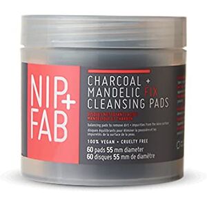 Nip+Fab Nip + Fab Charcoal and Mandelic Acid Fix Almohadillas de Limpieza Carbón Activado y Ácido Mandélico para Uso Diario Hamamelis Flor de Loto Minimización de Poro Control de Sebo 60 Piezas Nip+Fab Nip + Fab Charcoal and Mandelic Acid Fix Almohadillas de Limpieza Carbón Activado y Ácido Mandélico para Uso Diario Hamamelis Flor de Loto Minimización de Poro Control de Sebo 60 Piezas