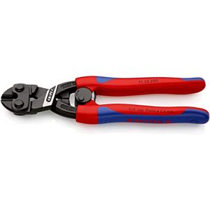 KNIPEX CoBolt® Cortabulones compacto negro atramentado, con fundas esbeltas en dos componentes 200 mm (cartulina autoservicio/blíster) KNIPEX CoBolt® Cortabulones compacto negro atramentado, con fundas esbeltas en dos componentes 200 mm (cartulina autoservicio/blíster)