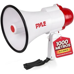 Pyle megafono, Portatil, Altavoz, Sirena, Compacto, Funciona con Pilas, Potencia de 30V, Microfono, Sonido PA, Mango Plegable, Ideal para policias, Porristas, Entrenadores Pyle megafono, Portatil, Altavoz, Sirena, Compacto, Funciona con Pilas, Potencia de 30V, Microfono, Sonido PA, Mango Plegable, Ideal para policias, Porristas, Entrenadores