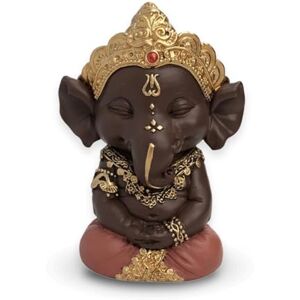 Zen'Light Estatuilla Ganesh 2 – Decoración Zen y Feng Shui – para Crear un Ambiente Relajante y Espiritual – Idea de Regalo – Altura: 11,5 cm – Color: Verde y marrón – Zen'Light Estatuilla Ganesh 2 – Decoración Zen y Feng Shui – para Crear un Ambiente Relajante y Espiritual – Idea de Regalo – Altura: 11,5 cm – Color: Verde y marrón –