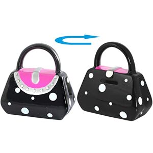 HOME Bolso Hucha, cerámica, Negro, 21 x 6 x 6 cm HOME Bolso Hucha, cerámica, Negro, 21 x 6 x 6 cm