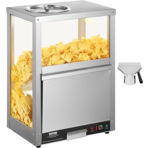 VEVOR Calentador de Nachos Comercial de 80 L con Base Calefactora y Luz de Calentamiento, con Tablero Deflector, Acero Inoxidable, para Palomitas de Maíz, Papas Fritas y Maní, 500 x 335 x 670 mm VEVOR Calentador de Nachos Comercial de 80 L con Base Calefactora y Luz de Calentamiento, con Tablero Deflector, Acero Inoxidable, para Palomitas de Maíz, Papas Fritas y Maní, 500 x 335 x 670 mm