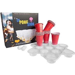 amscan - Drinking Game Beerpong, , Multicolor, Talla Única amscan - Drinking Game Beerpong, , Multicolor, Talla Única