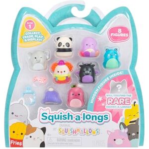 Squish-a-longs Paquete de 8 Mini-Squish de 1 Pulgada con 2 Accesorios, 1 Anillo y una guía de coleccionista Colecciona, intercambia y Juega Squish-a-longs Paquete de 8 Mini-Squish de 1 Pulgada con 2 Accesorios, 1 Anillo y una guía de coleccionista Colecciona, intercambia y Juega