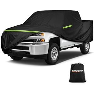BIGACOVER Cubierta de camioneta para Chevy Silverado Crew Cab de 8 pies, Resistente, Impermeable, con Cremallera, para Todo Tipo de Clima, Ajuste Personalizado 2000-2022 Chevy Silverado 2500 3500HD (hasta 266 BIGACOVER Cubierta de camioneta para Chevy Silverado Crew Cab de 8 pies, Resistente, Impermeable, con Cremallera, para Todo Tipo de Clima, Ajuste Personalizado 2000-2022 Chevy Silverado 2500 3500HD (hasta 266